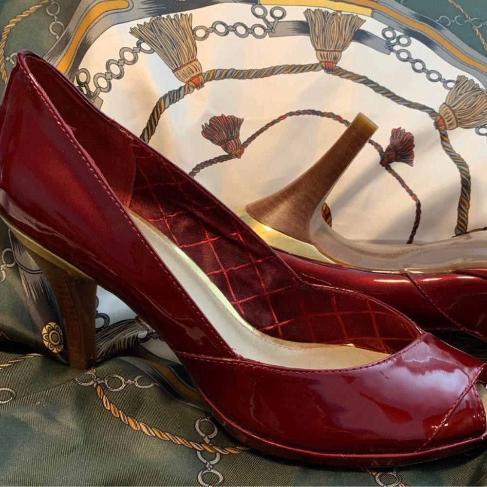 "Joelle" Peep Toe Heels